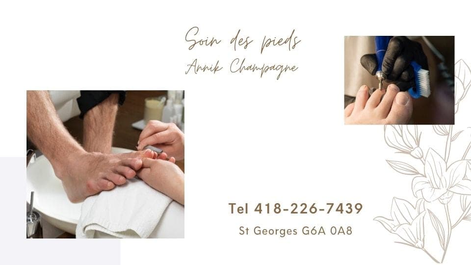 Soins des pieds Annik Champagne Technicienne Diplomée. (photo: Soins des pieds Annik Champagne Technicienne Diplomée., via Google)