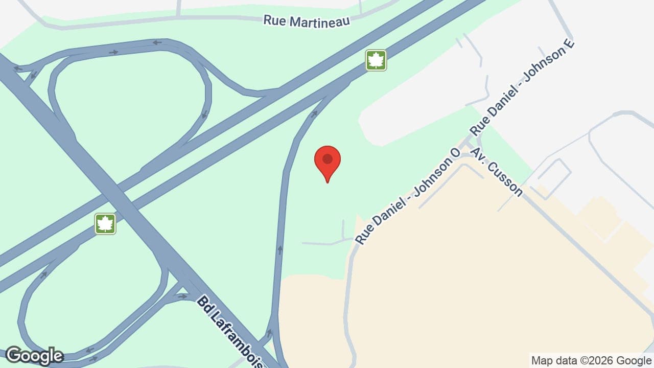 Map: Les Cliniques Auditives Monnière