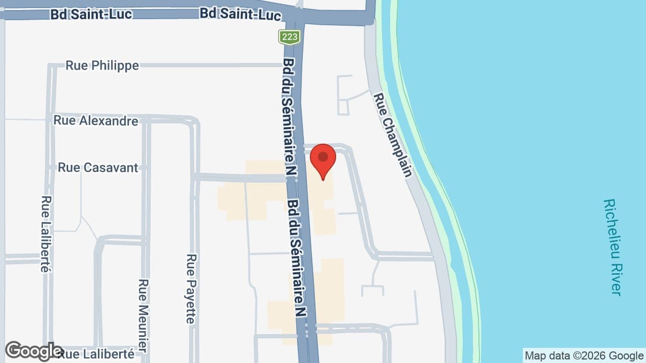 Map: Clinique Lobe Saint-Jean-sur-Richelieu