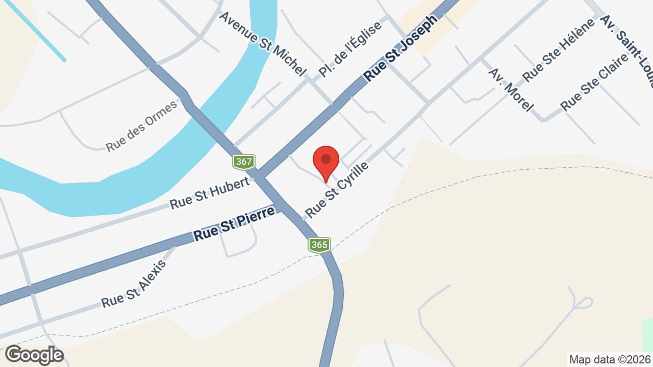Map: Polyclinique de l'Oreille (succursale Saint-Raymond)