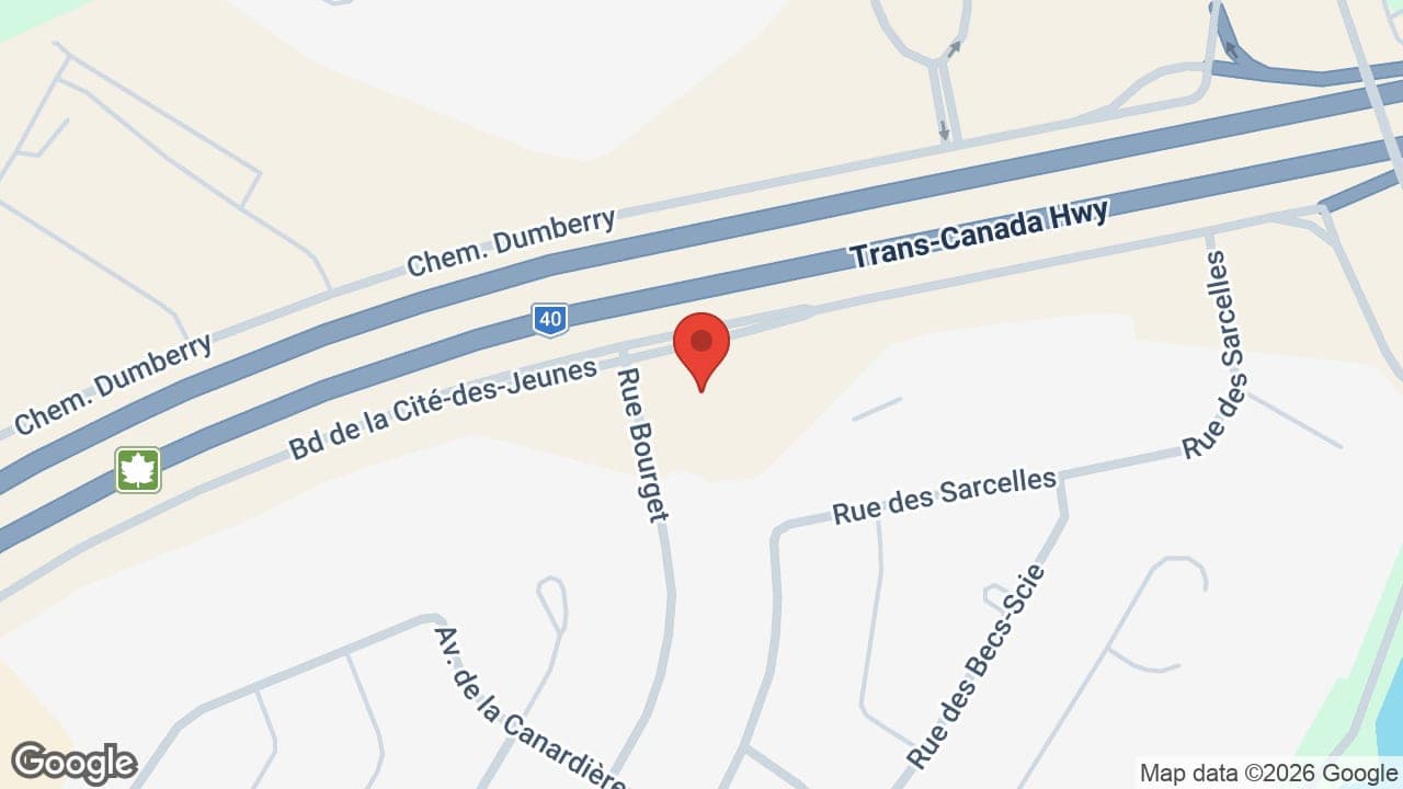 Map: Polyclinique de l'Oreille (succursale Vaudreuil-Dorion)