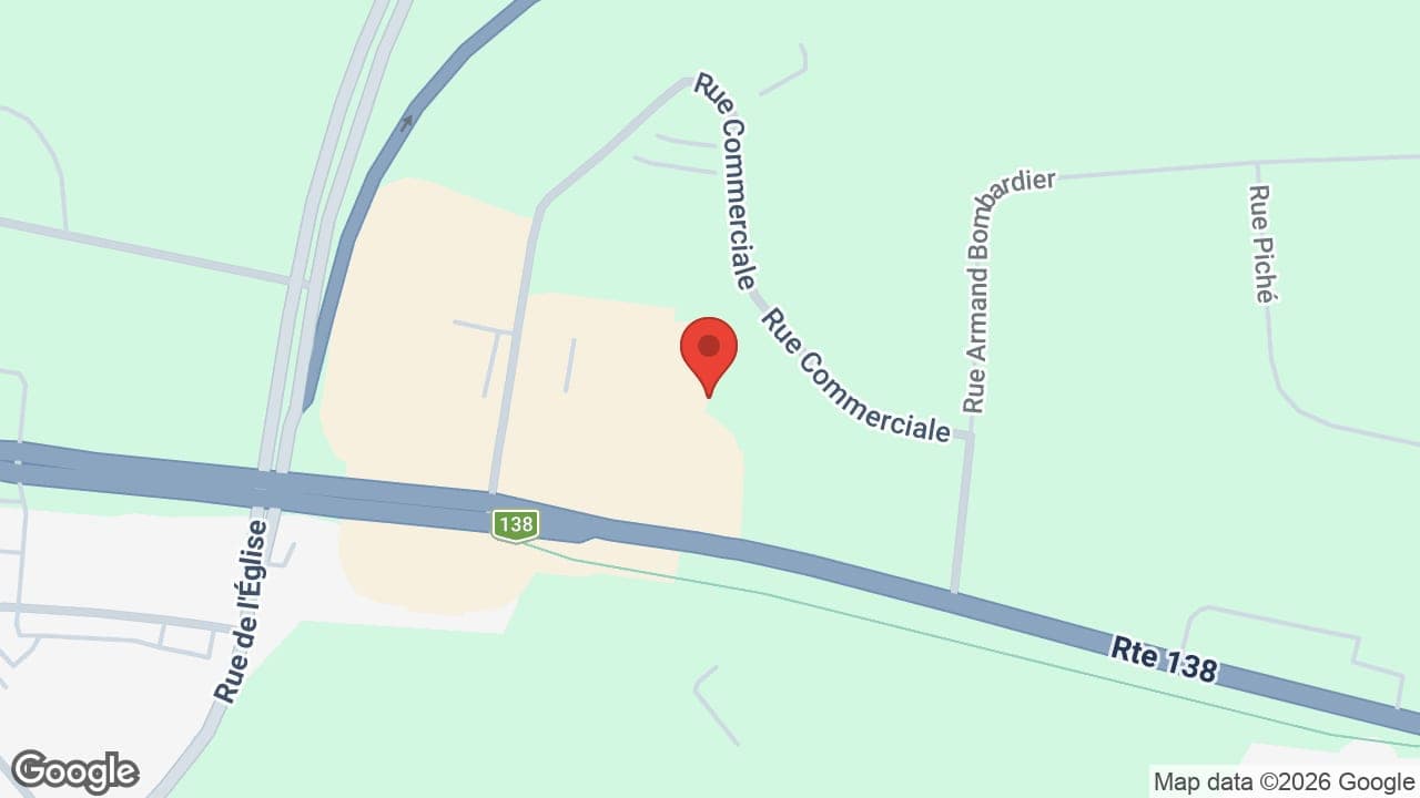 Map: Bérubé audioprothésistes