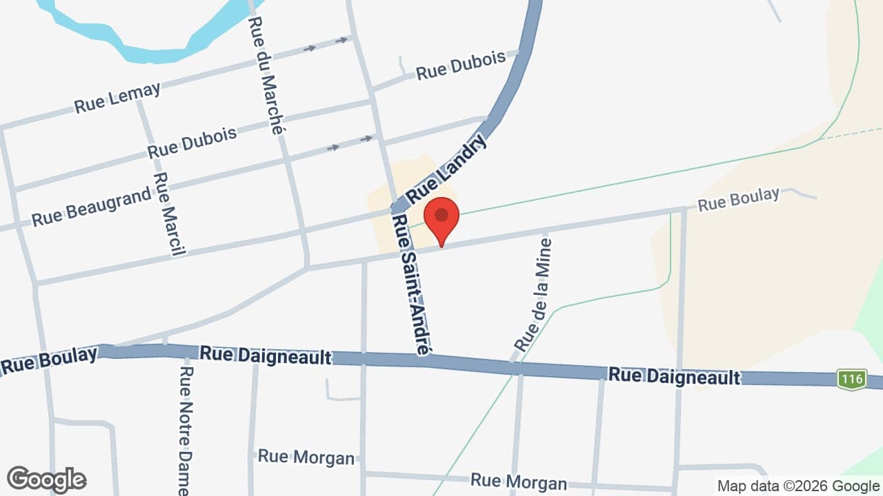 Map: Beaudry Roy audioprothésistes