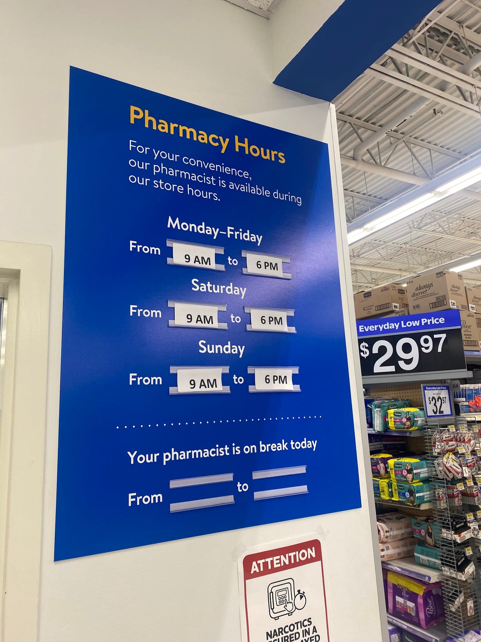 Walmart Pharmacy (photo: Andrea Reichert, via Google)