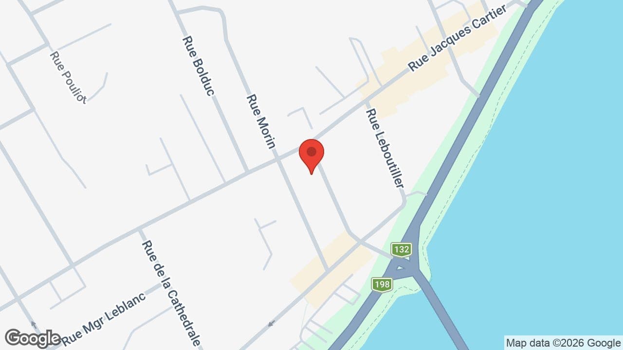 Map: OrthoML / Respir-o-max Gaspé