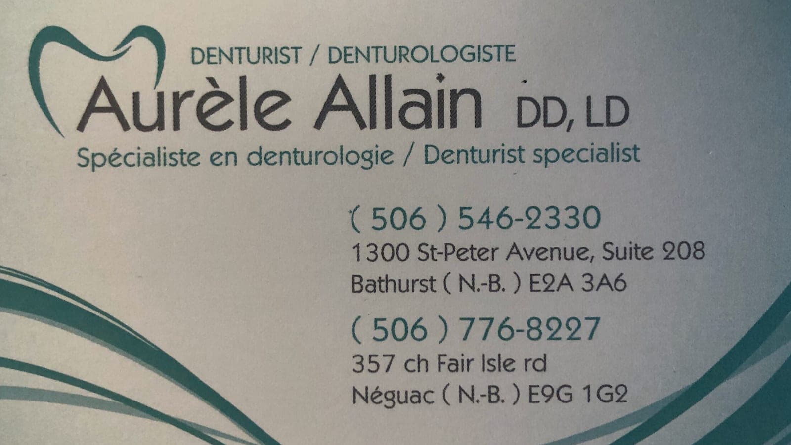 Aurele Allain Denturist / Denturologiste (photo: Aurele Allain Denturist / Denturologiste, via Google)