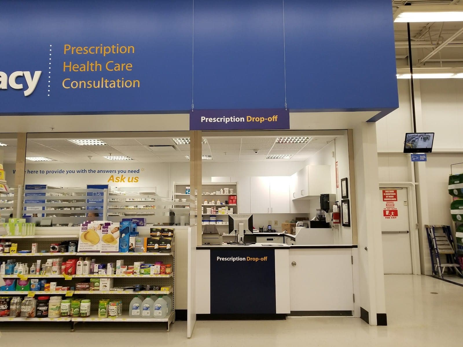 Walmart Pharmacy (photo: Jefferey Purvis, via Google)