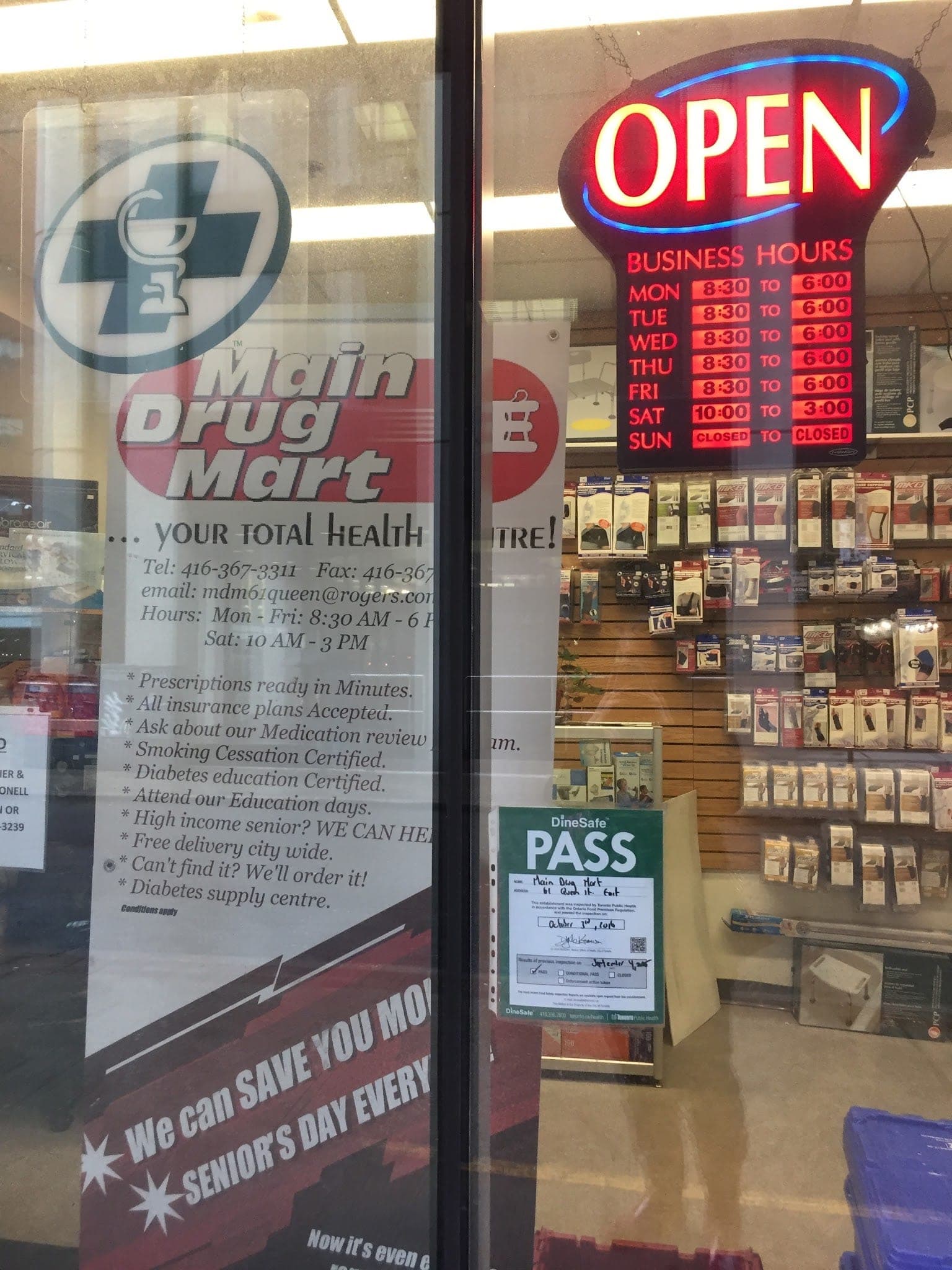 Main Drug Mart (photo: Ernest Chiu, via Google)