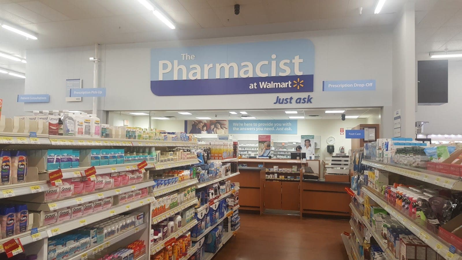 Walmart Pharmacy (photo: Kris Hendricks, via Google)