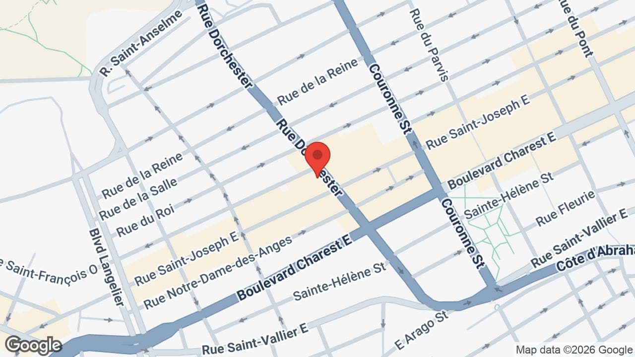 Map: Claude Garneau Denturologiste