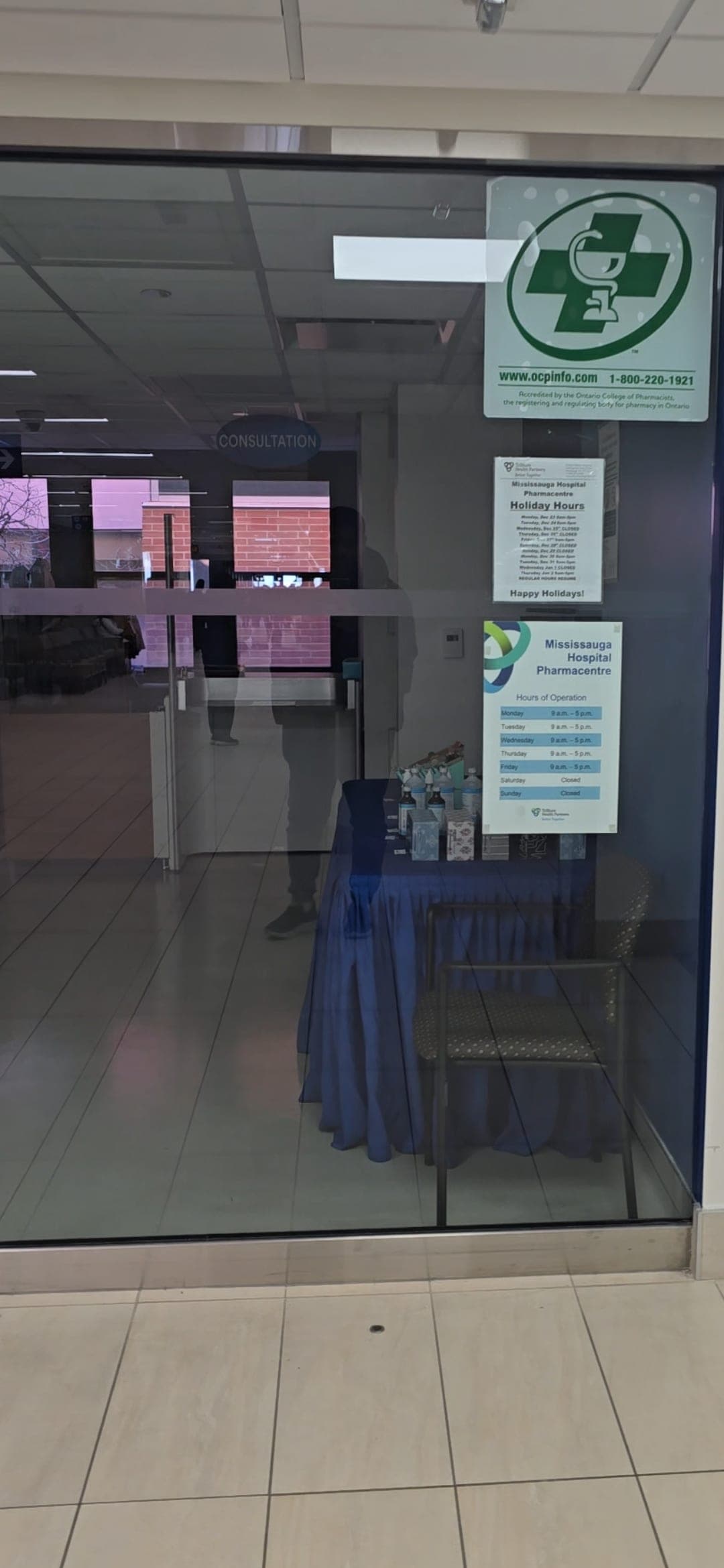 Mississauga Hospital Pharmacentre (photo: Prashant Patil, via Google)