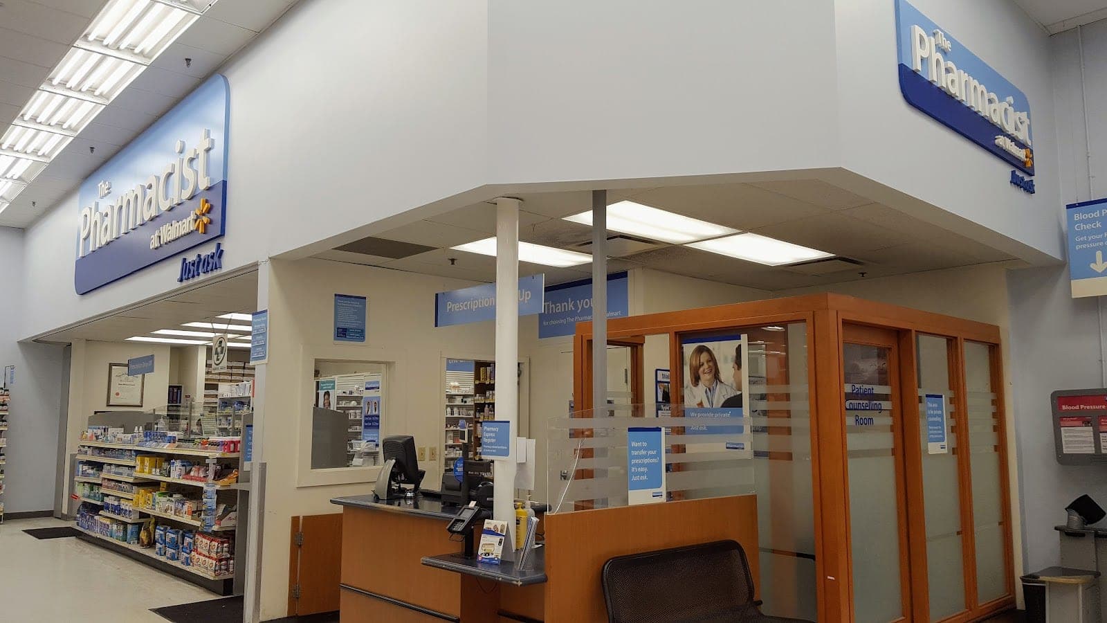 Walmart Pharmacy (photo: Ryan Marttala, via Google)