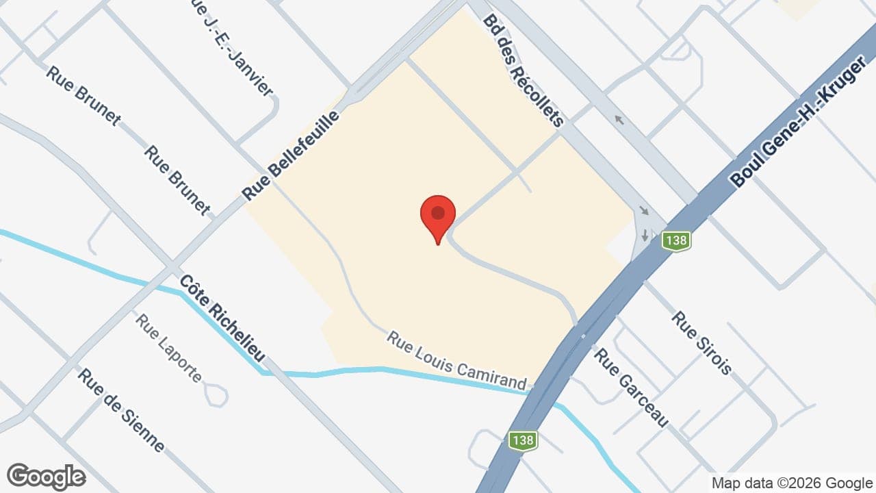 Map: Pharmacie Girouard, Lafrenière