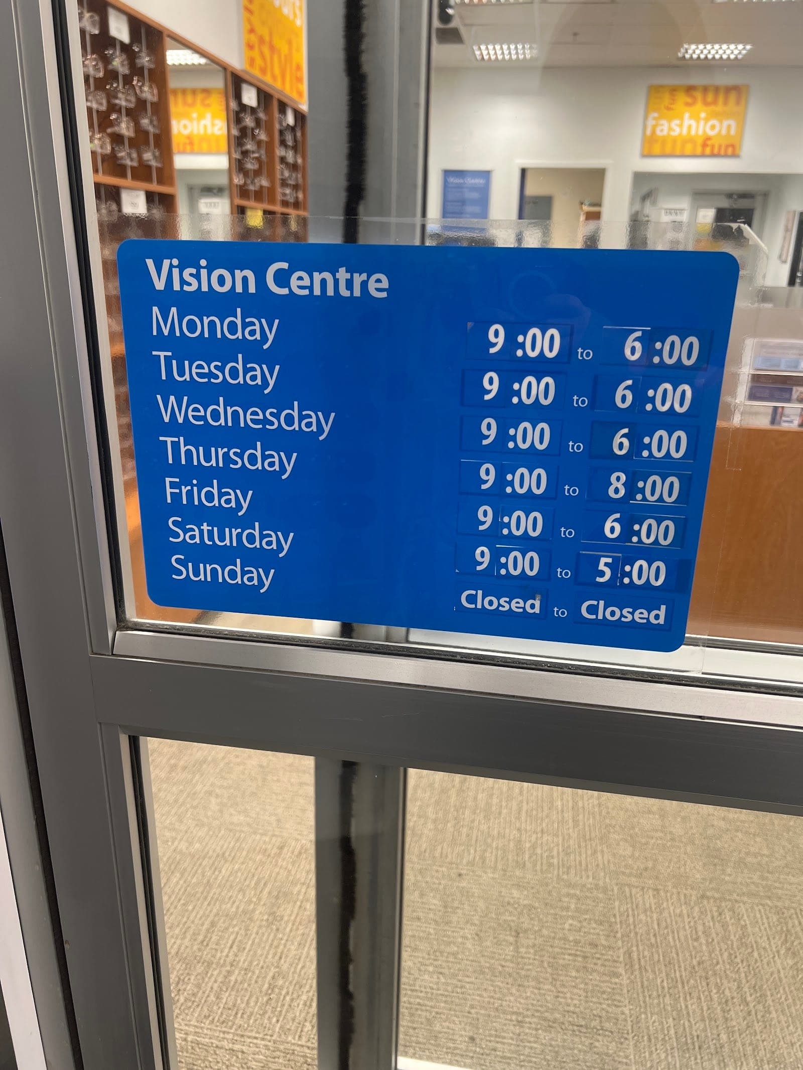 Walmart Vision Centre (photo: Jo Gill, via Google)