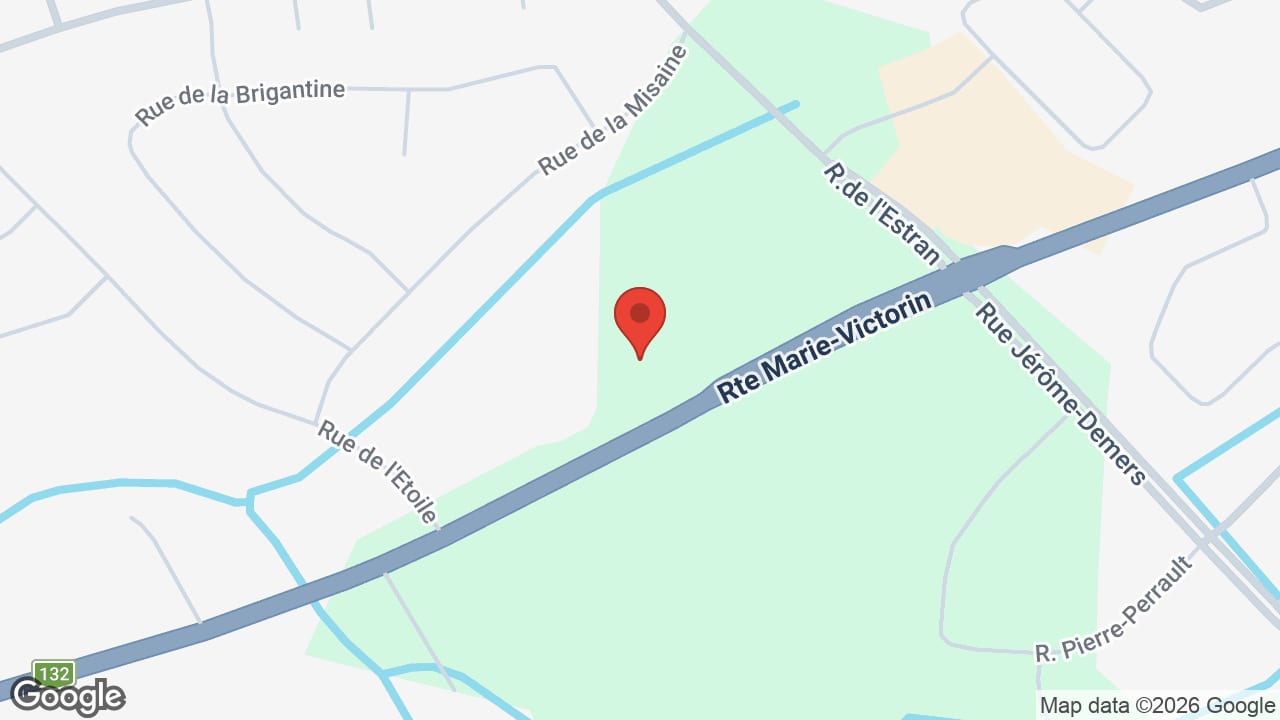 Map: Jean Coutu Roc Pointe (St-Nicolas)