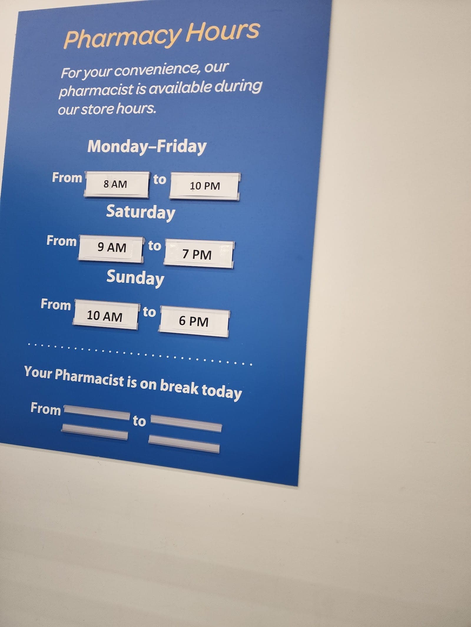 Walmart Pharmacy (photo: Ajisegiri Rasheedat, via Google)