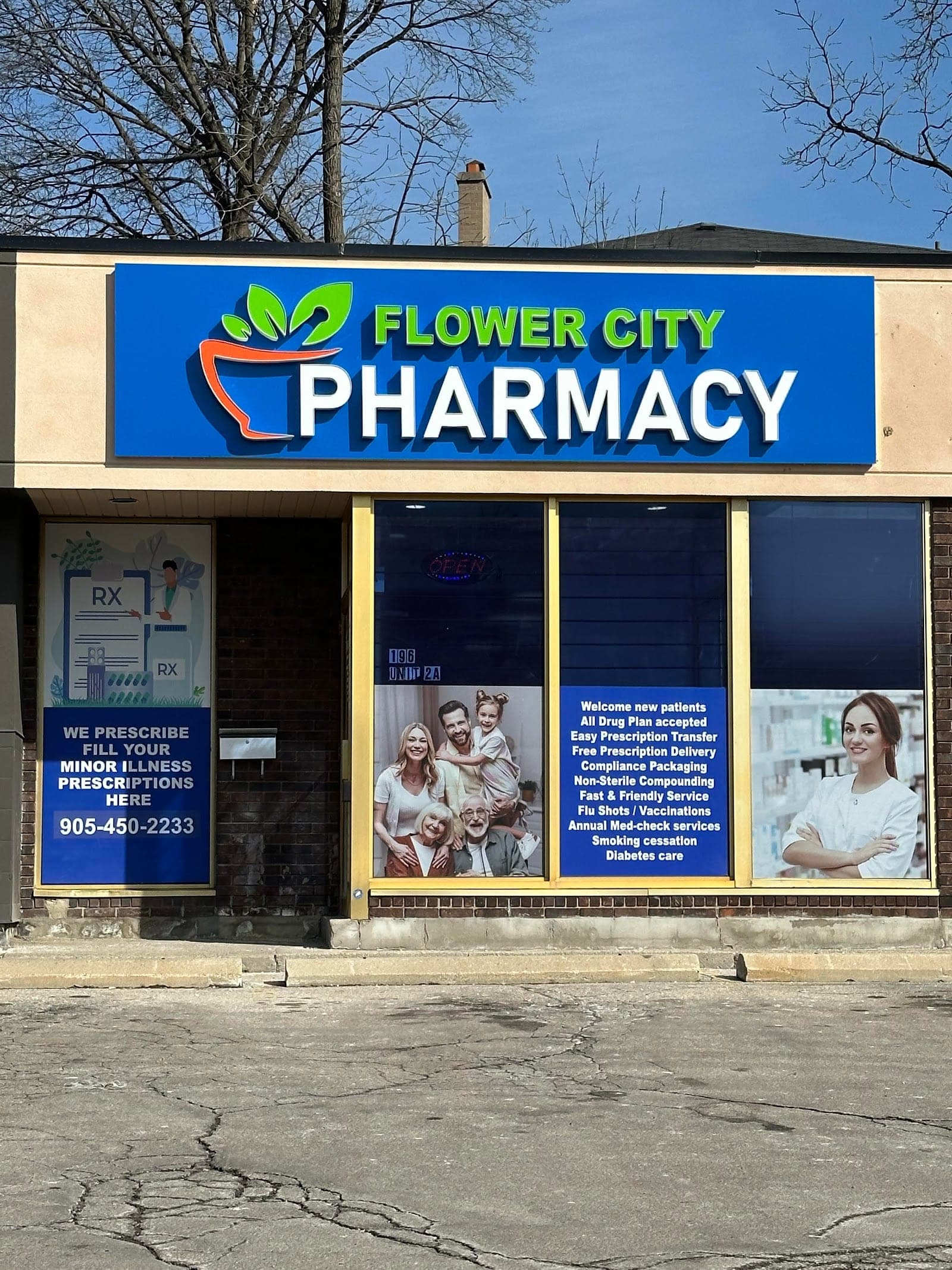 Flowercity Pharmacy (photo: Flowercity Pharmacy | Flower City Pharmacy in Brampton | Compounding Pharmacy Brampton, via Google)