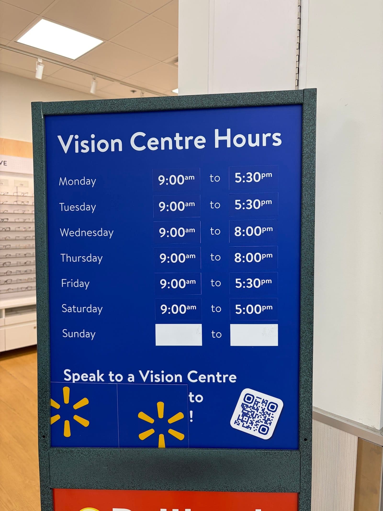 Walmart Vision Centre (photo: Sonia Noel, via Google)