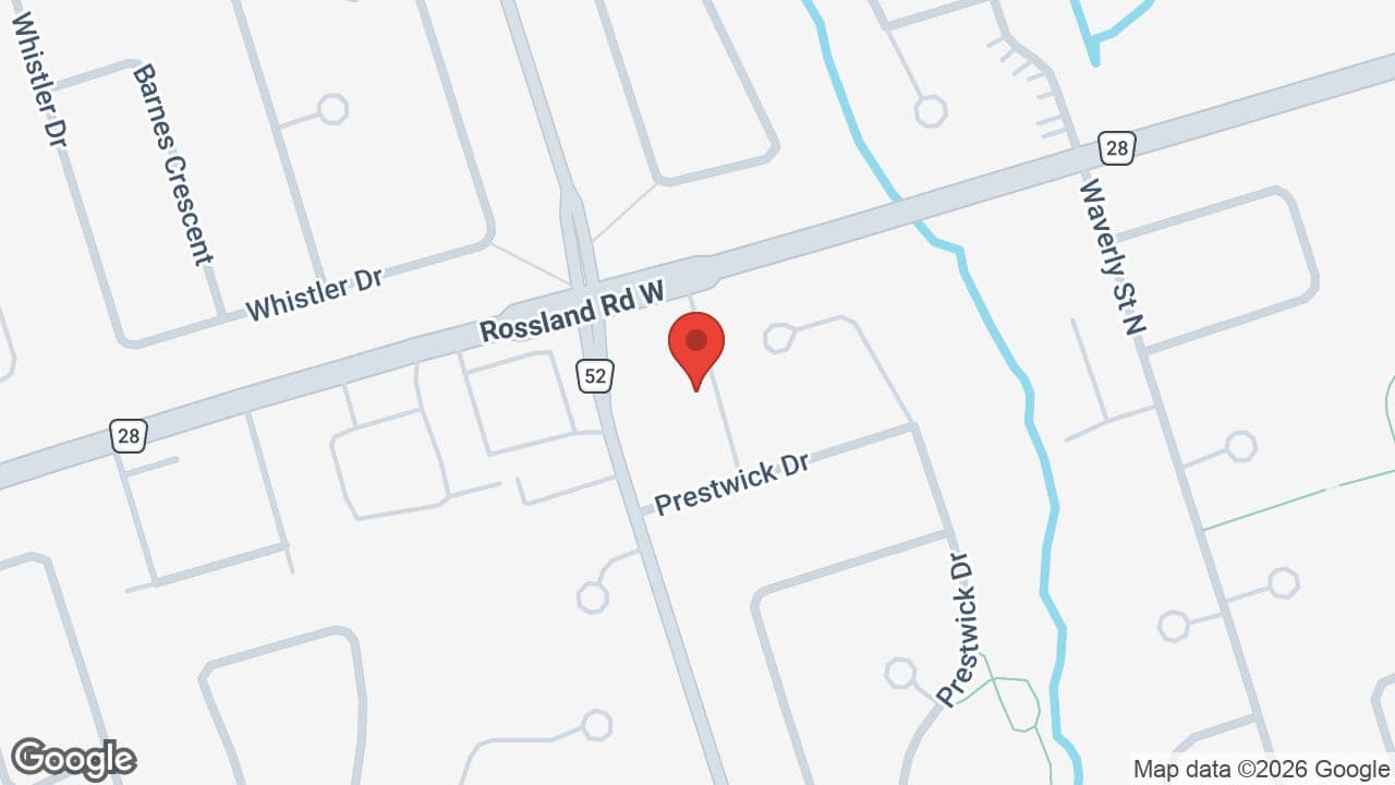 Map: Dr. Janet Brooks, Durham Vison Care Optometrist