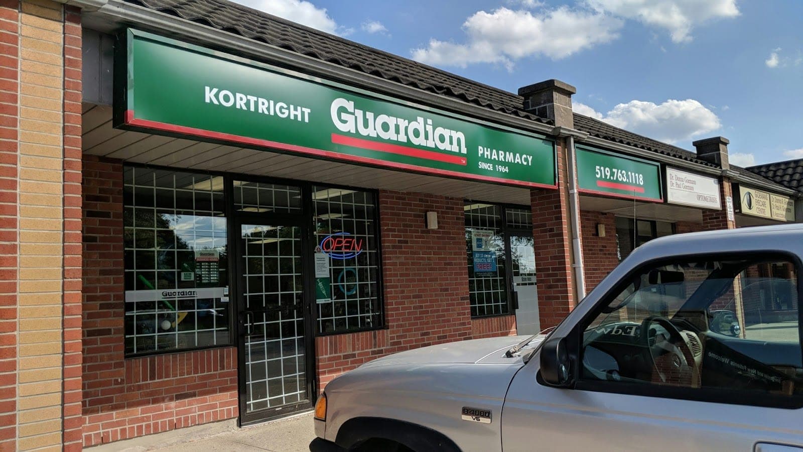 Kortright Pharmacy (photo: Deron Caplan, via Google)