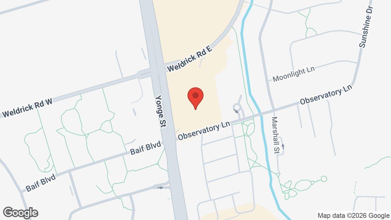 Map: Richmond Hill Medical & Rehab Centre