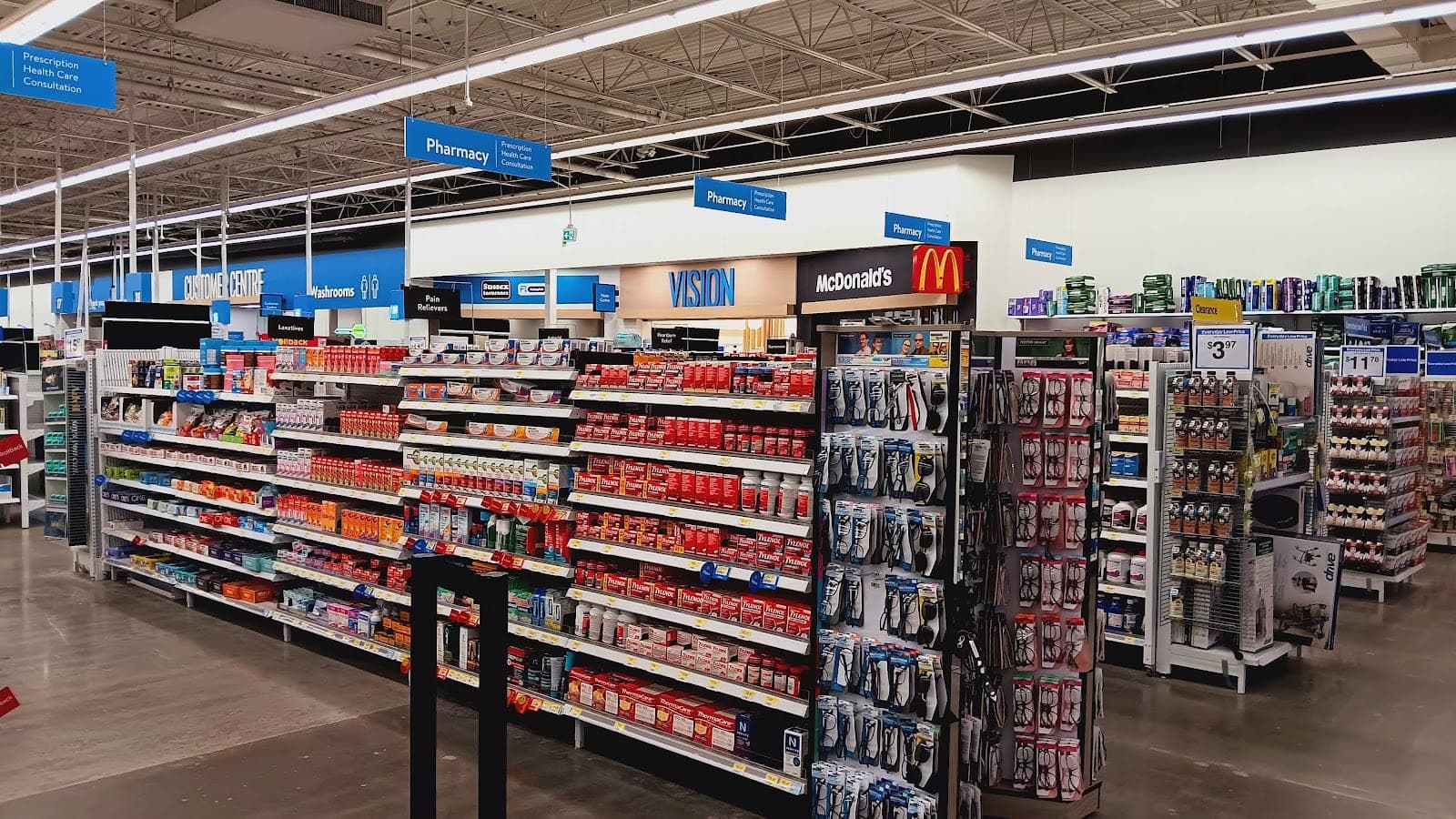 Walmart Pharmacy (photo: James Mendonca, via Google)