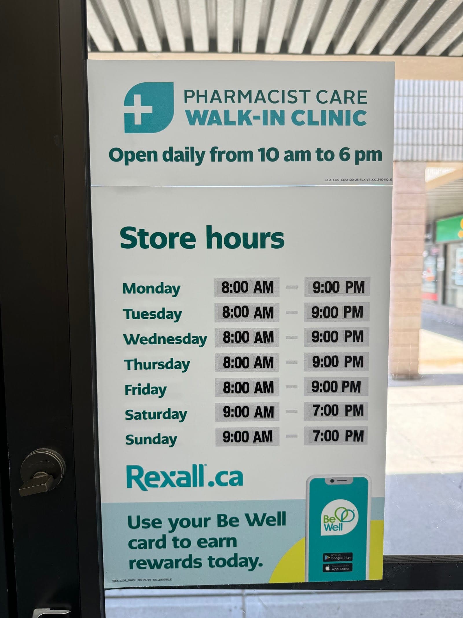 Rexall Pharmacist Care Walk-In Clinic (photo: Kevin, via Google)