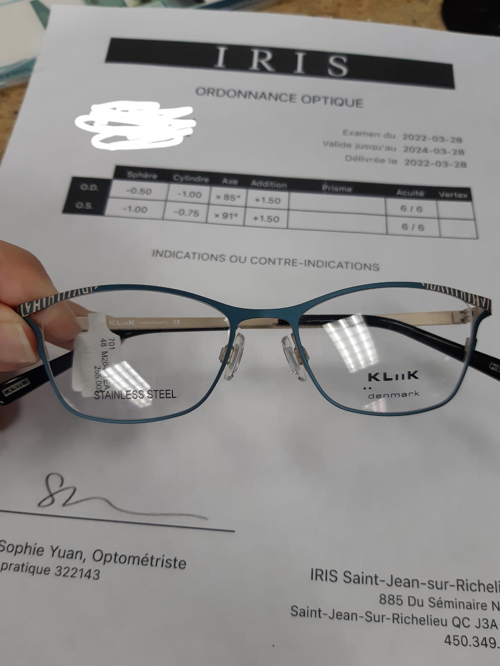 IRIS Optométristes et Opticiens - Saint-Jean-sur-Richelieu (photo: Nat Choui, via Google)