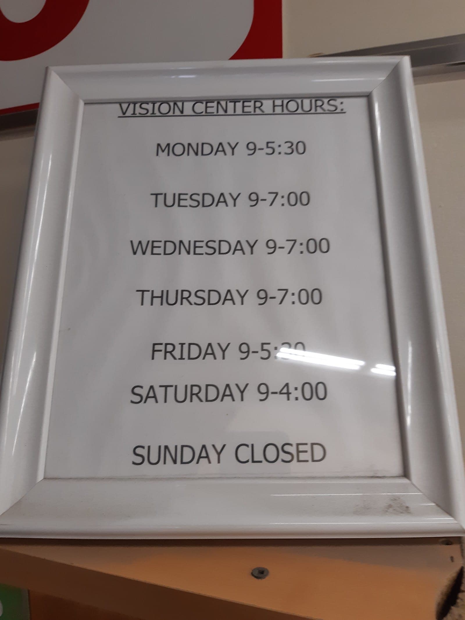 Walmart Vision Centre (photo: K Nonya, via Google)