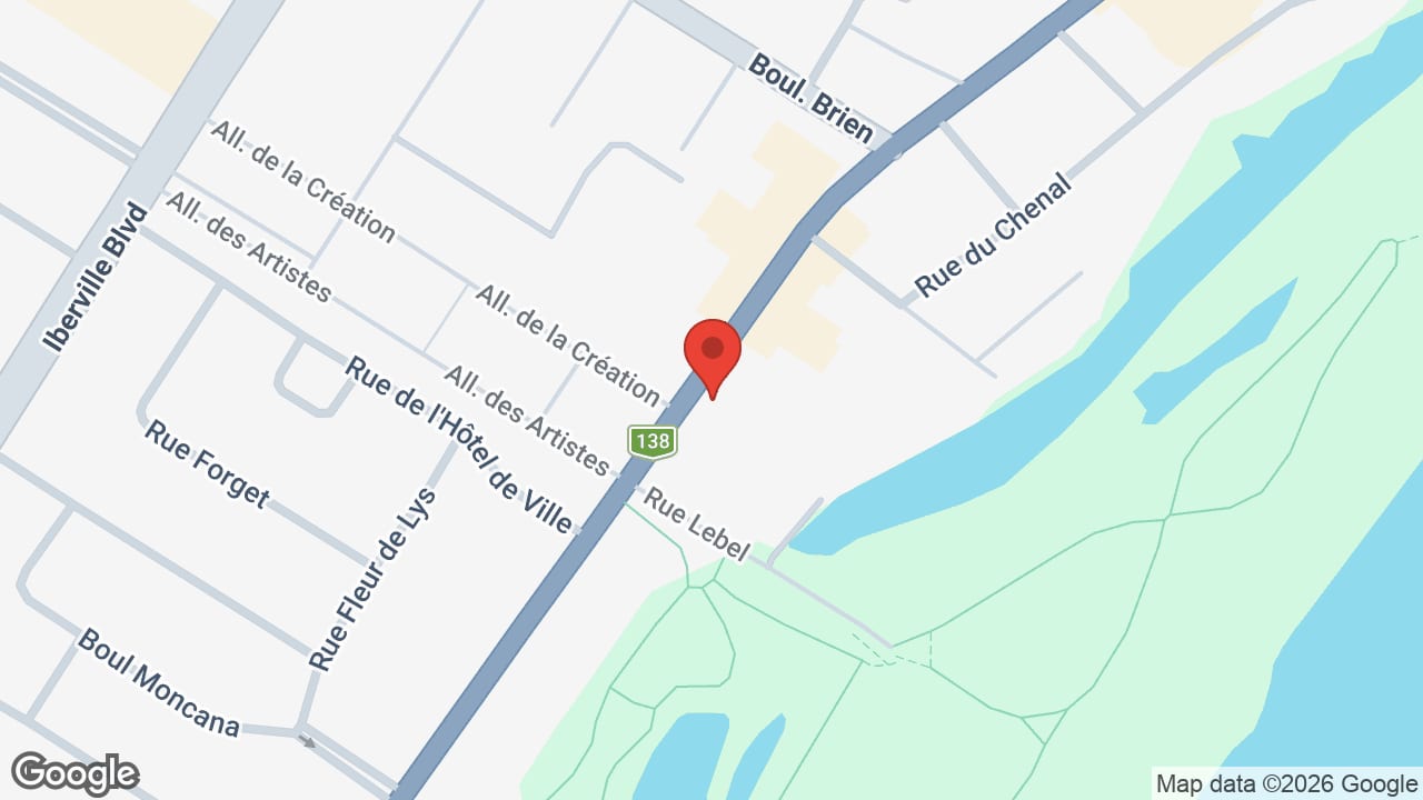 Map: La Clinique podiatrique FX Caron