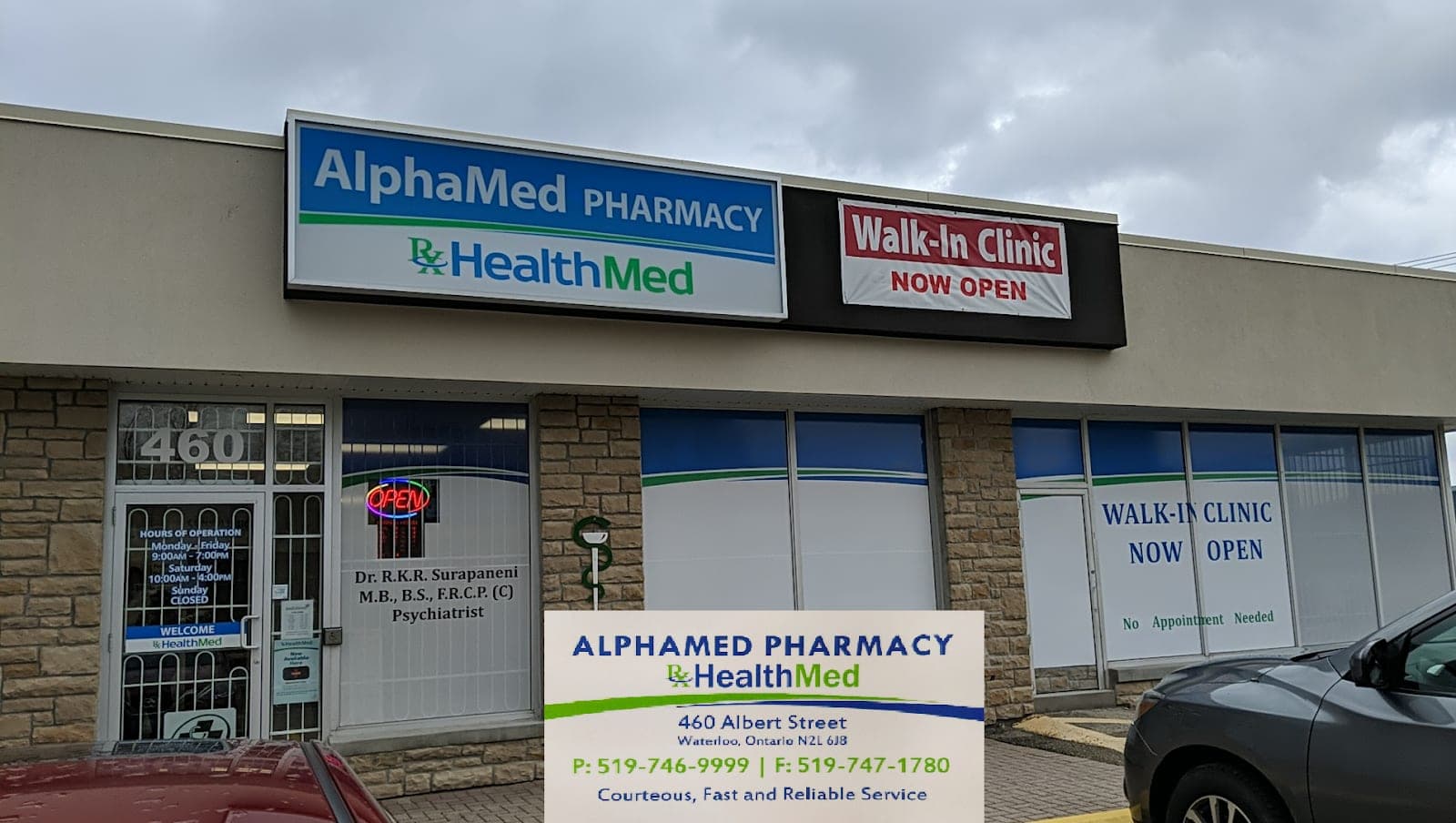 AlphaMed Rx HealthMed Pharmacy & Walk-in Clinic (photo: AlphaMed Pharmacy & Walk-in Clinic, via Google)