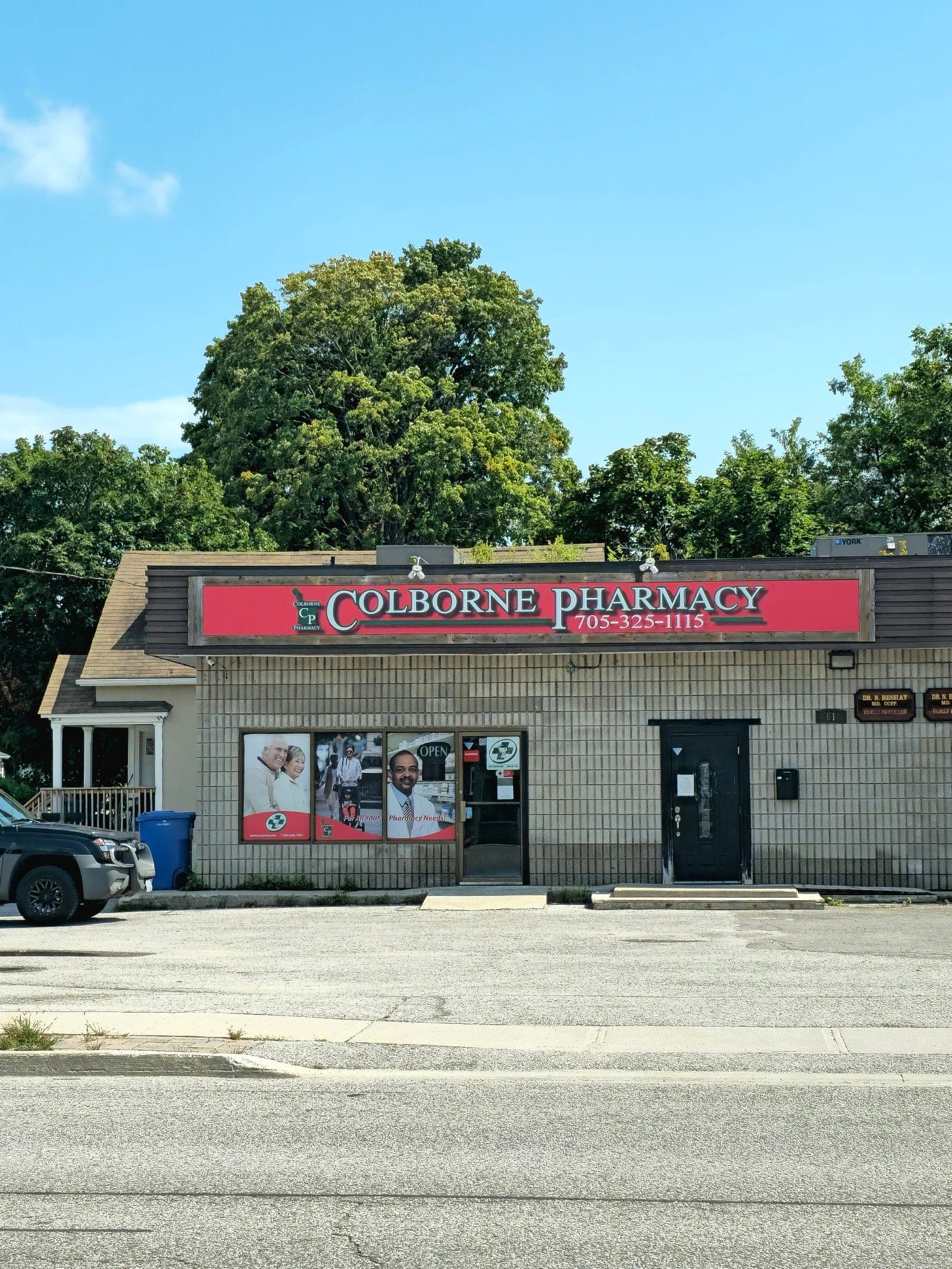 Colborne Pharmacy (photo: Liam Cooey, via Google)