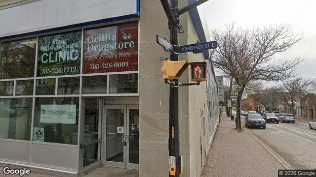Orillia Drug Store (Google Street View)