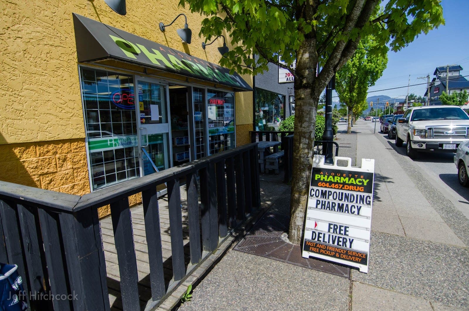 Alouette Pharmacy (photo: Jeff Hitchcock, via Google)