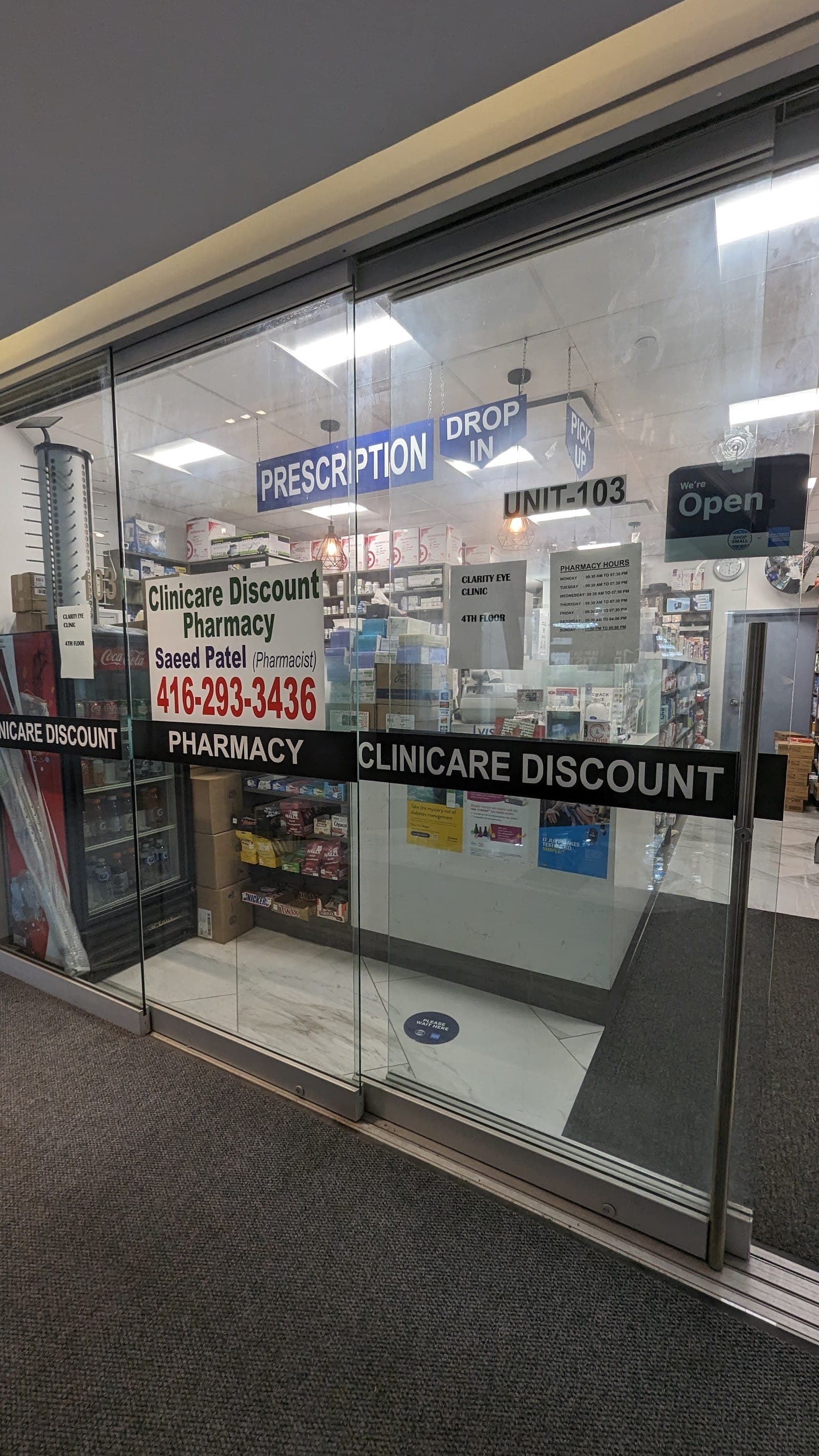 Clinicare Discount Pharmacy (photo: Sanakausar Ughratdar, via Google)