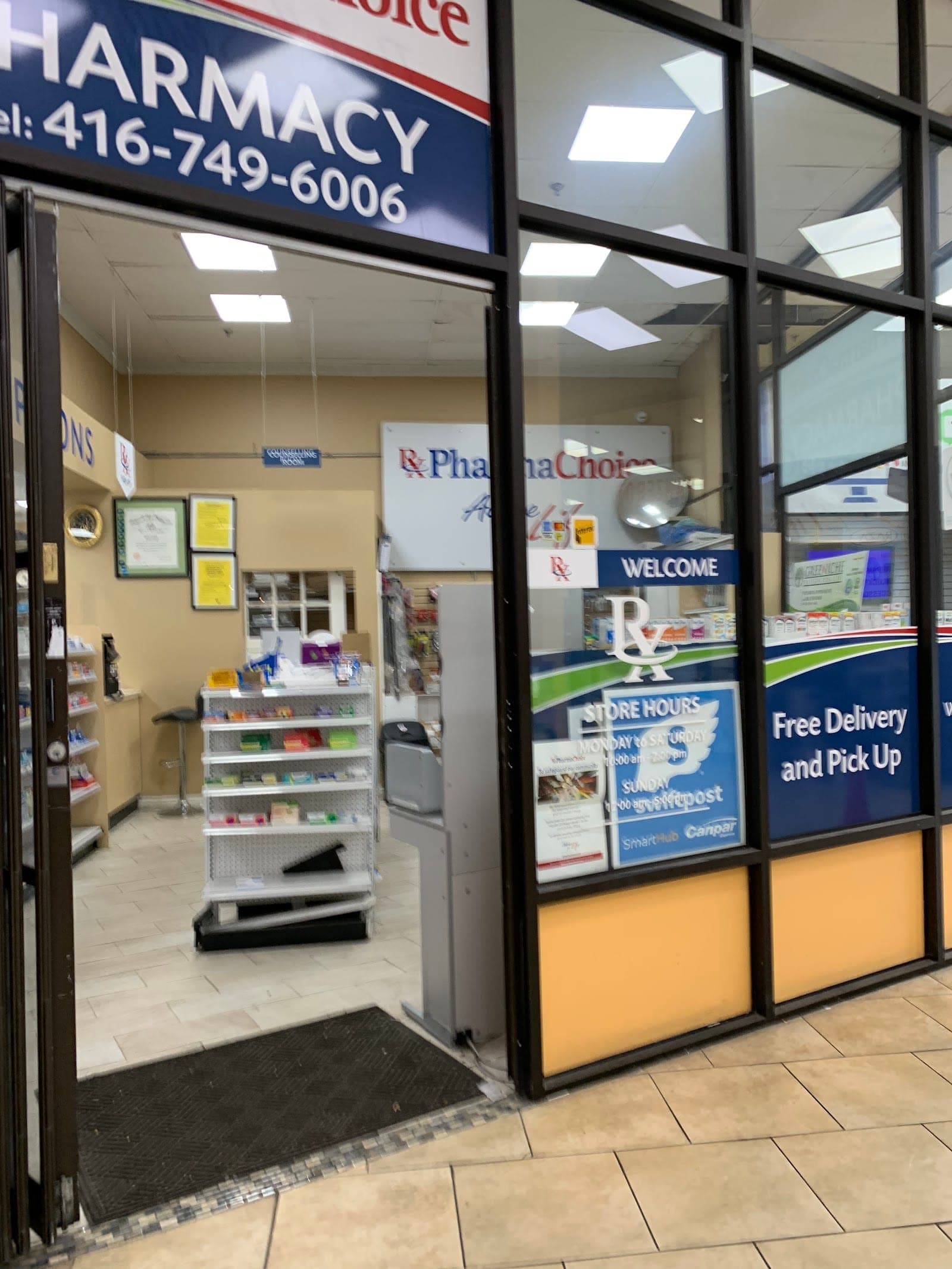 Rexdale Mall PharmaChoice Pharmacy (photo: Frank Dargazli, via Google)