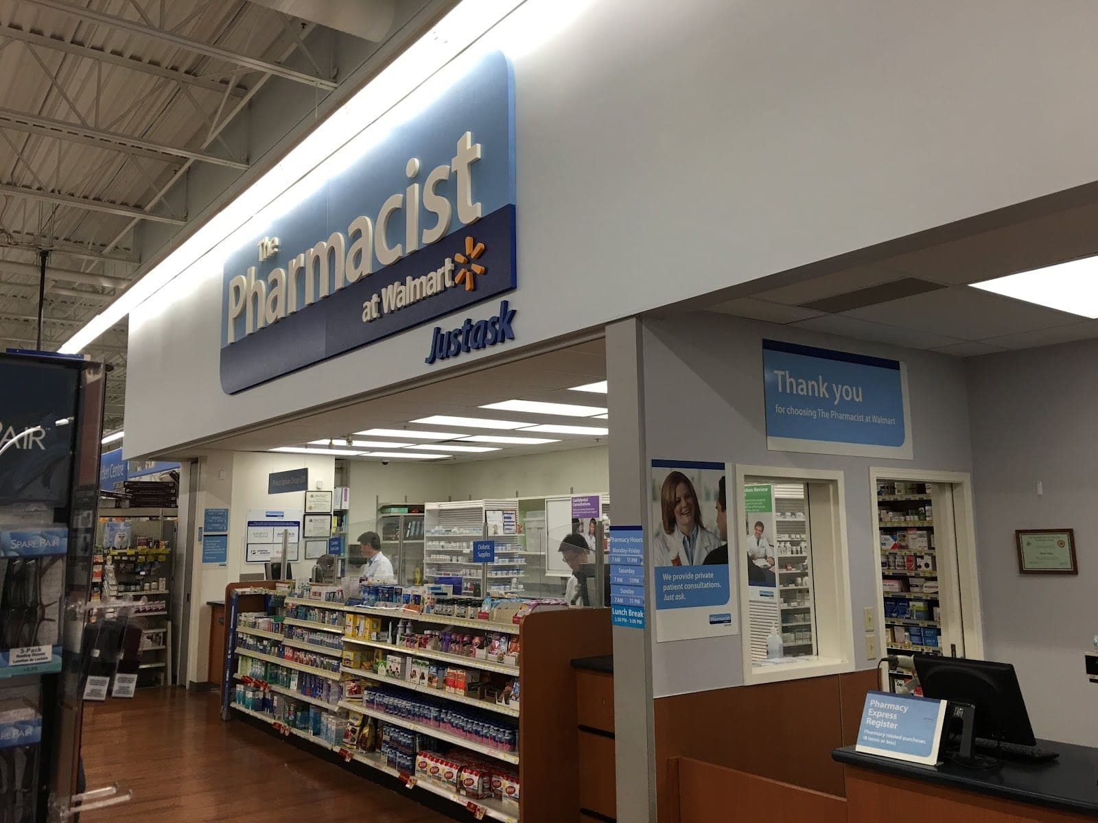 Walmart Pharmacy (photo: Godwin C, via Google)