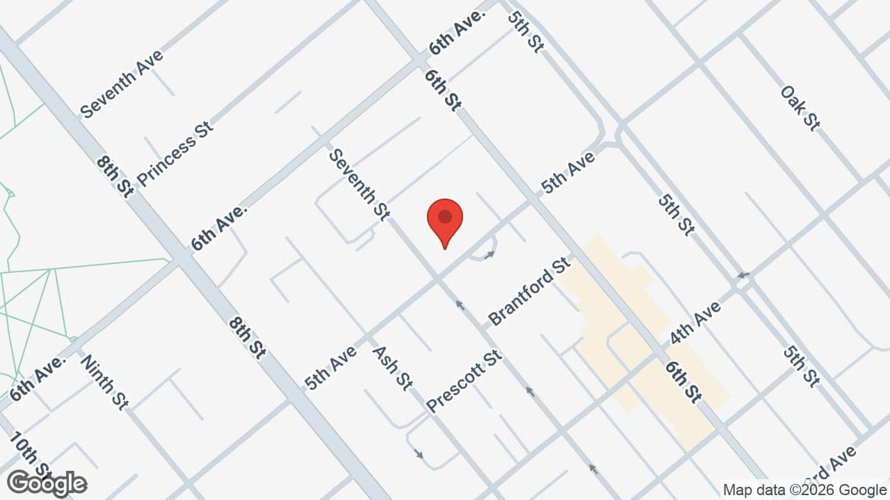 Map: Eyeglass Centre and Optical Lab in New Westminster