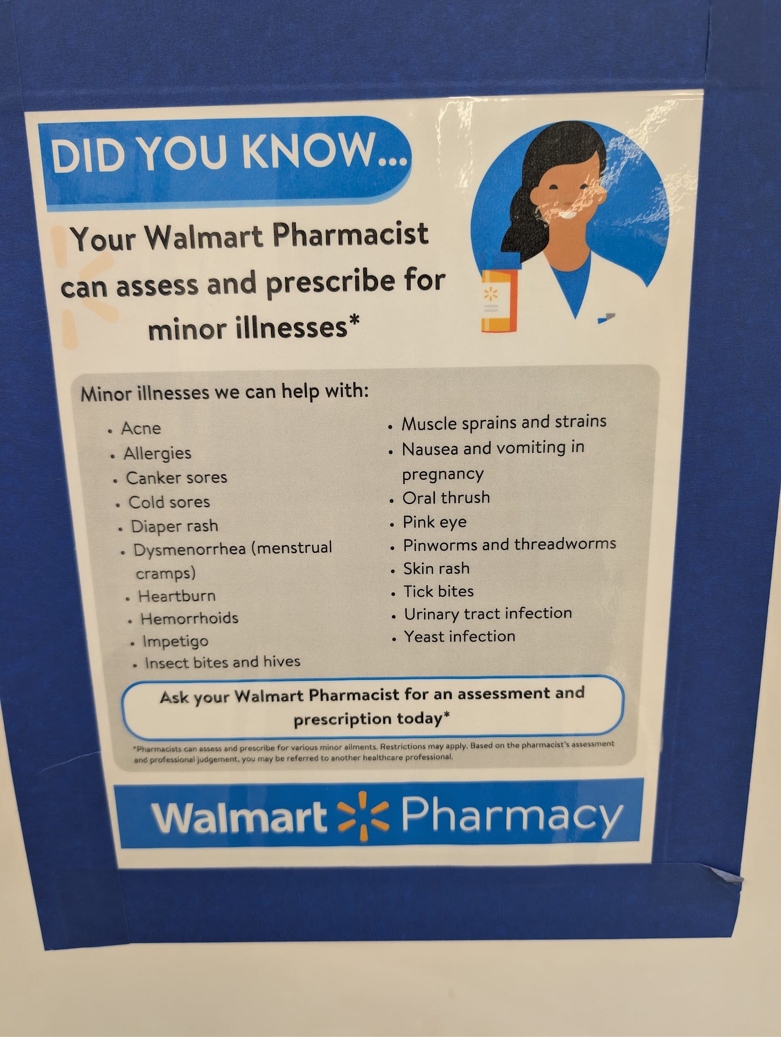 Walmart Pharmacy (photo: Fatimah Nurudeen, via Google)