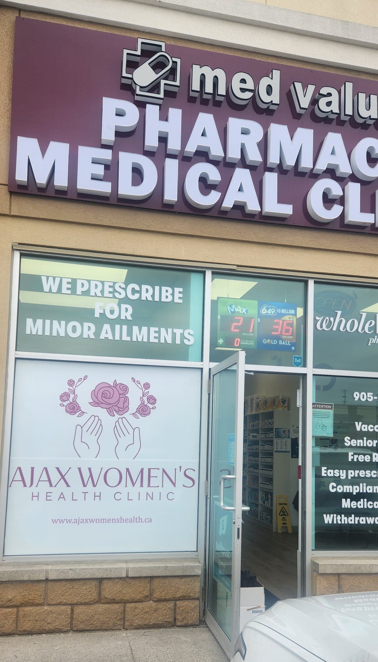 Medvalue Pharmacy and Medical clinic, Ajax (photo: Medvalue Pharmacy and Medical clinic, Ajax, via Google)