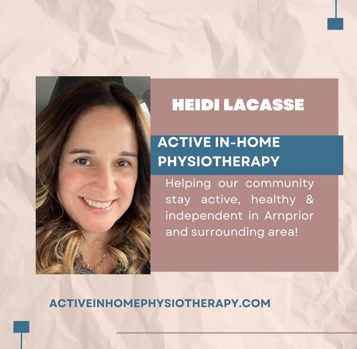 Active In-Home Physiotherapy, Arnprior Ontario (photo: Active In-Home Physiotherapy, Arnprior Ontario, via Google)