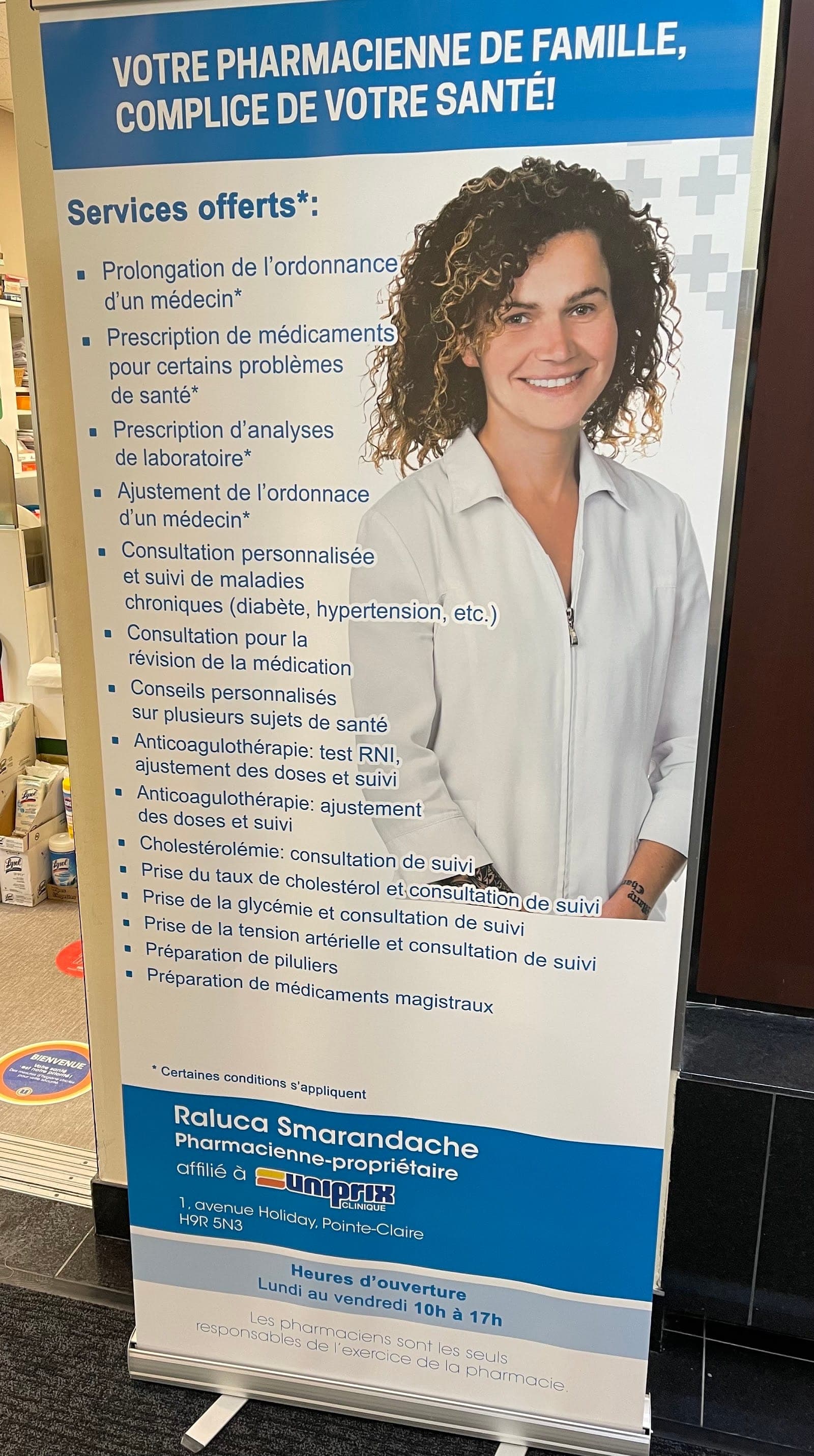 Uniprix Pharmacie Raluca Smarandache (photo: Uniprix Pharmacie Raluca Smarandache, via Google)