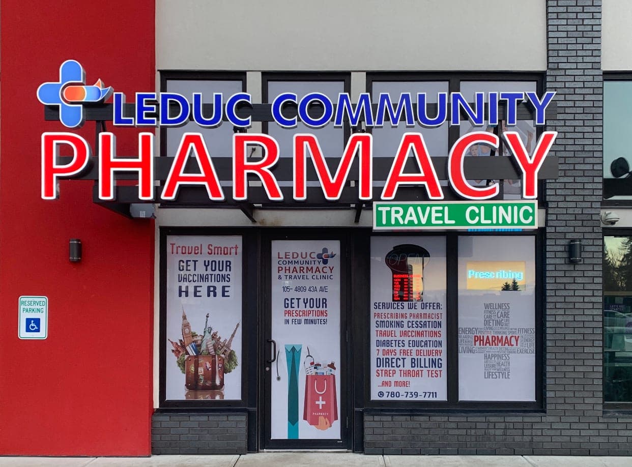 Leduc Community Pharmacy & Travel Clinic (photo: Leduc Community Pharmacy & Travel Clinic, via Google)