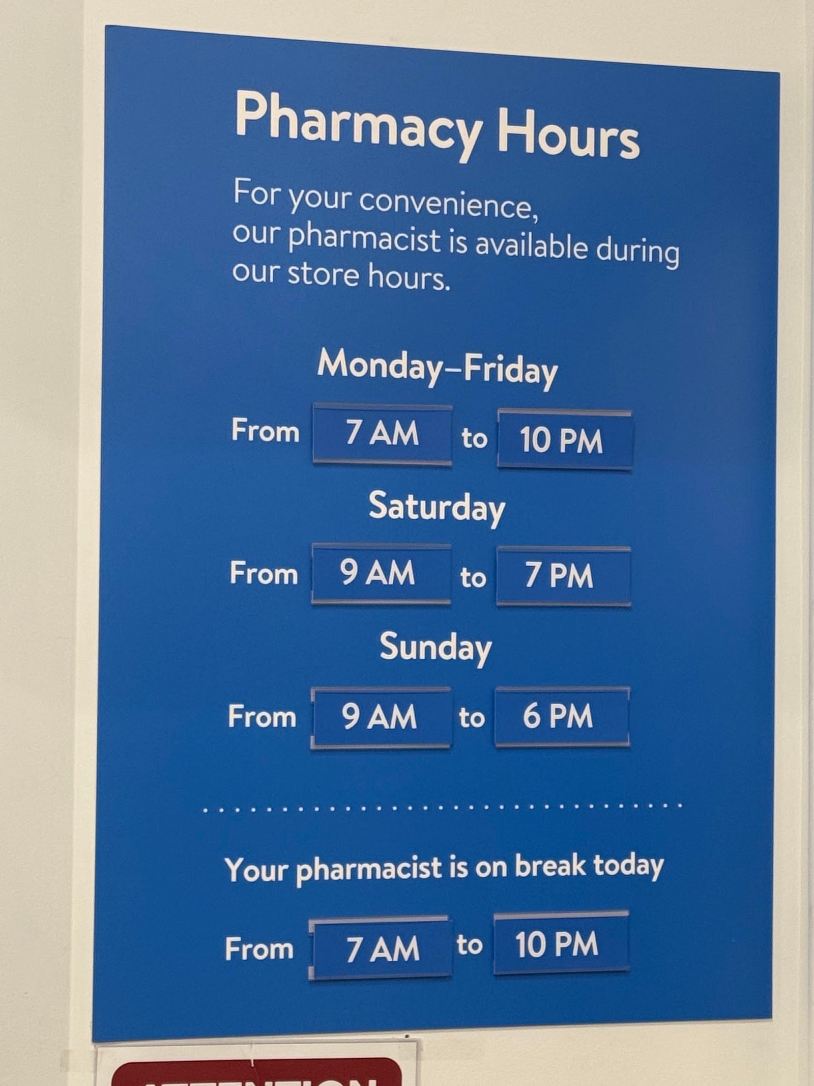 Walmart Pharmacy (photo: Ruben P, via Google)