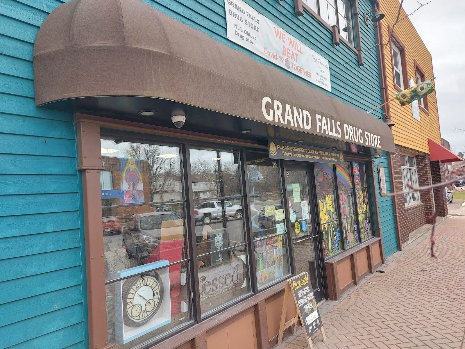 Grand Falls Drug Store (photo: Bob Edwards, via Google)