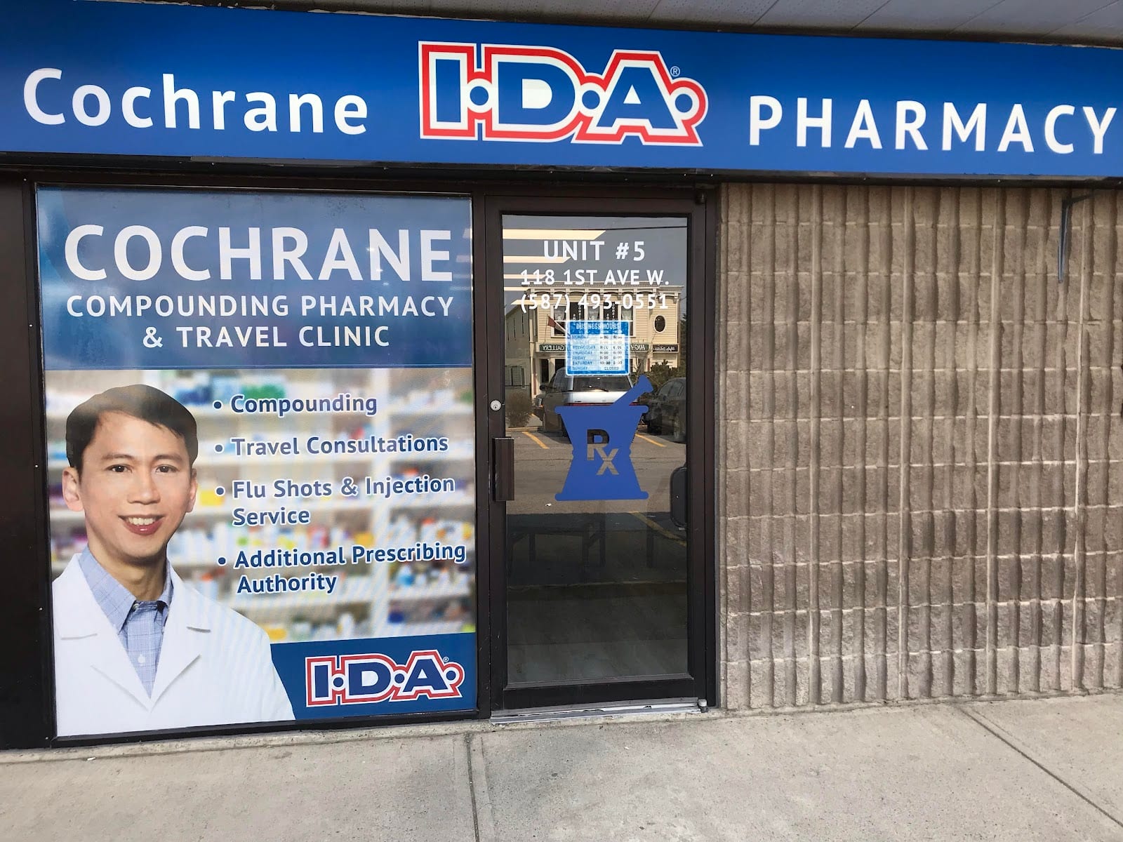 Cochrane Pharmacy and Travel Clinic (photo: Cochrane Pharmacy, via Google)