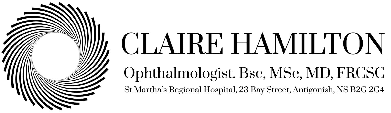 Dr Claire Hamilton, BSc, MSc, MD, FRCSC - Ophthalmologist (photo: Dr Claire Hamilton, BSc, MSc, MD, FRCSC - Ophthalmologist, via Google)