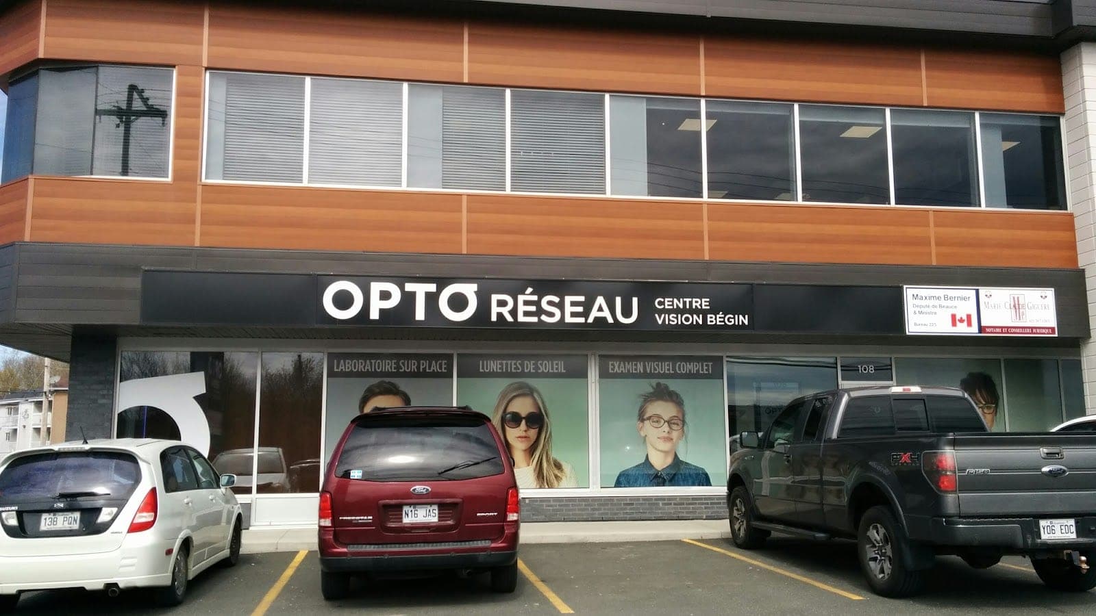 Opto-Réseau - Centre vision Bégin - Ste-Marie (photo: Raymond Beaudet, via Google)
