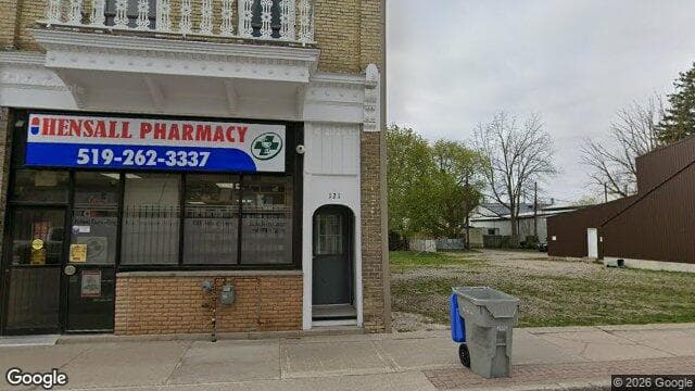 Hensall Pharmacy (Google Street View)