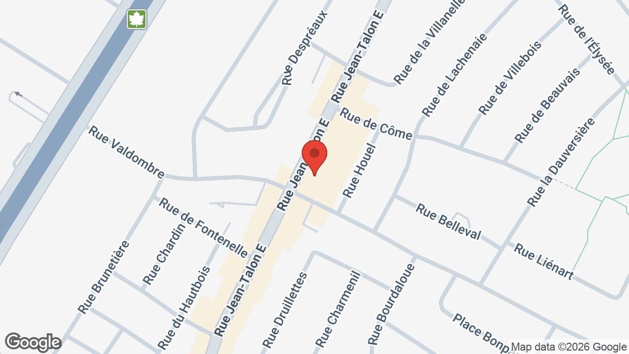 Map: Doctors of Optometry - Jean-talon